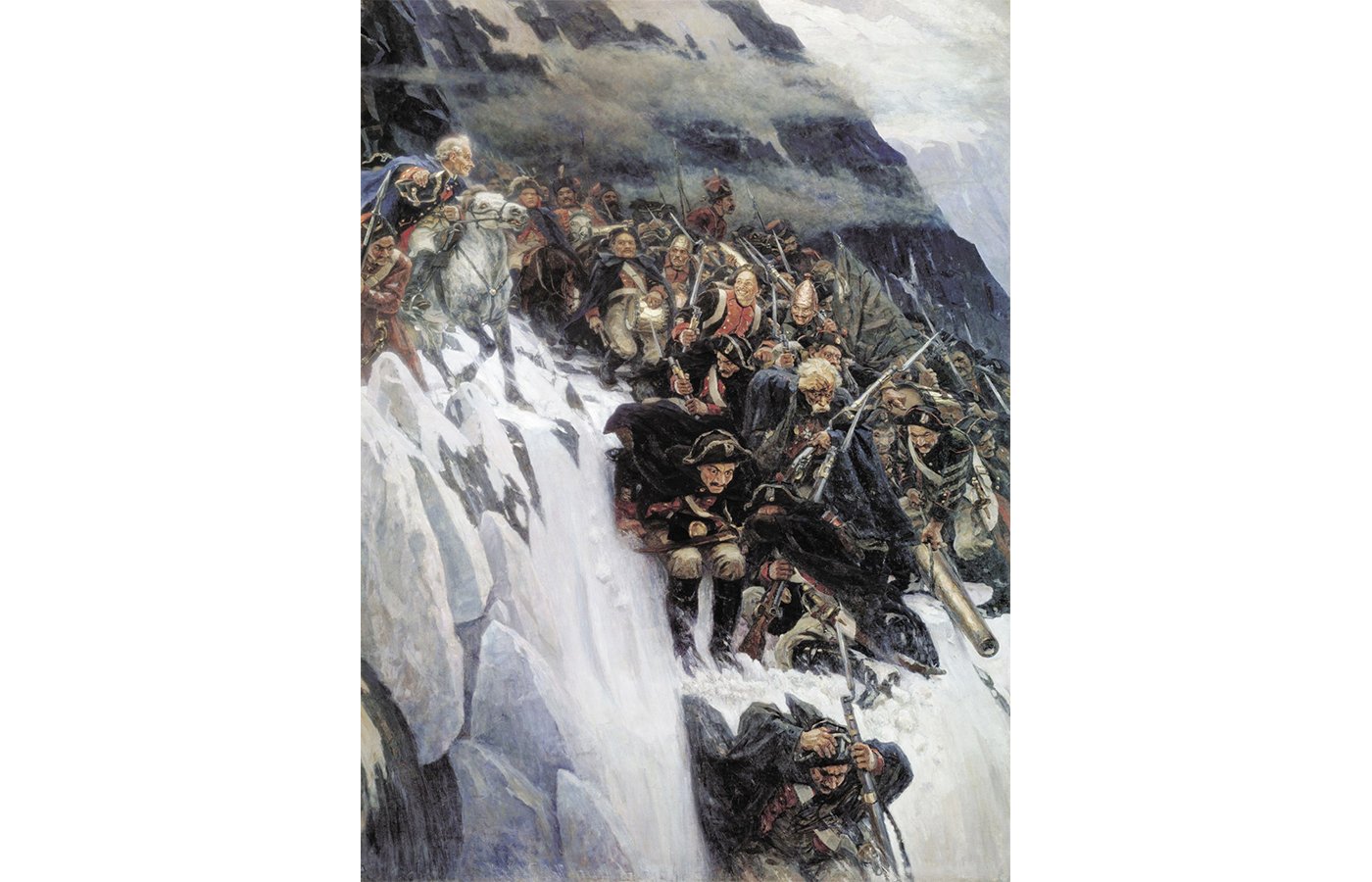 La traversée des Alpes en 1799