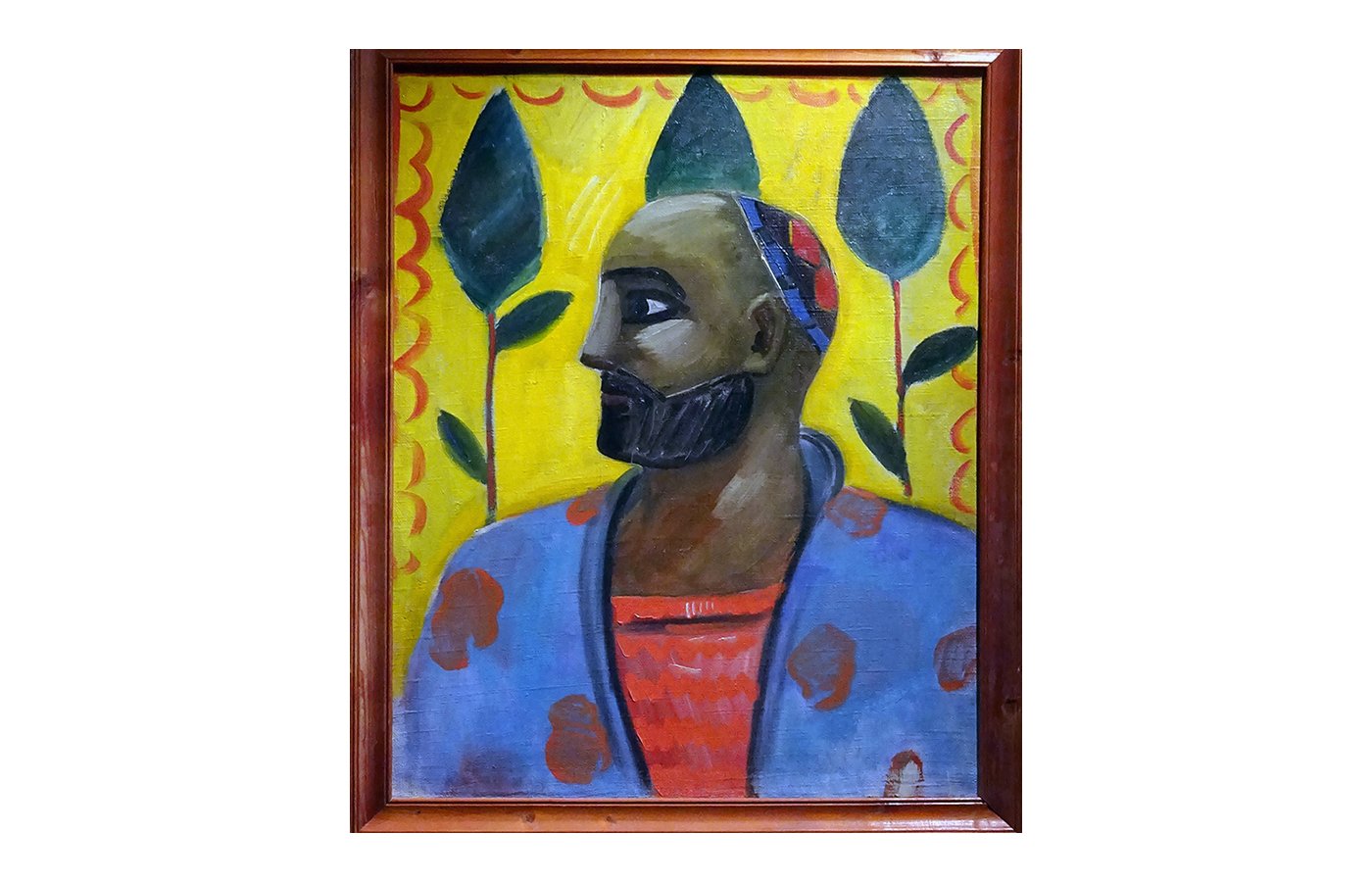 1934 Oural Tansibaiev Portrait d un Ouzbek