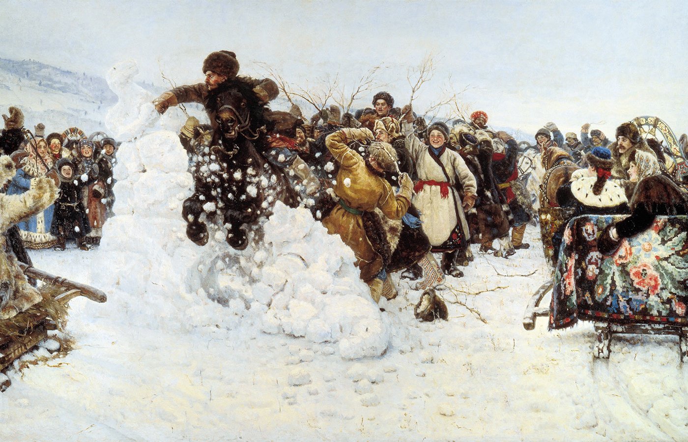 L'Assaut d'une ville de neige