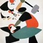Le bourgeois sert du poisson à l'ouvrier