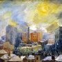 1937 - Pimenov / Rues de Moscou